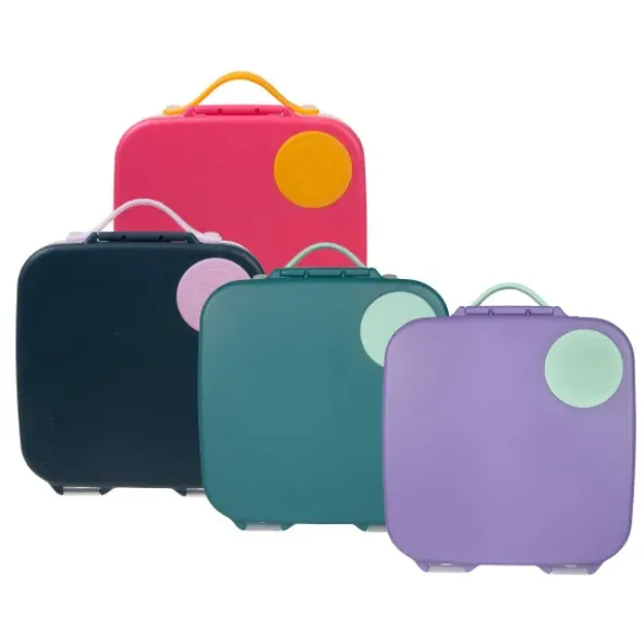 Große Kinderlunchbox mit 4 Fächern 2000 ml - rosa