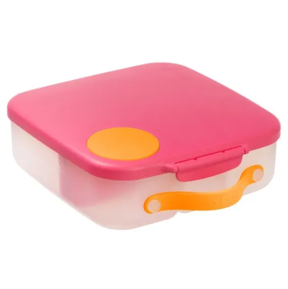 Große Kinderlunchbox mit 4 Fächern 2000 ml - rosa
