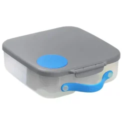 Große Kinderlunchbox mit 4 Fächern 2000 ml - grau