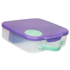 Große Kinderlunchbox mit 4 Fächern 2000 ml - lila