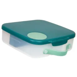 Große Kinderlunchbox mit 4 Fächern 2000 ml - dunkelgrün