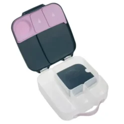 Große Kinderlunchbox mit 4 Fächern 2000 ml - dunkelblau