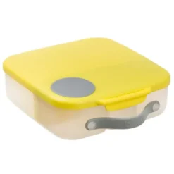 Große Kinderlunchbox mit 4 Fächern 2000 ml - gelb