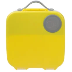 Große Kinderlunchbox mit 4 Fächern 2000 ml - gelb