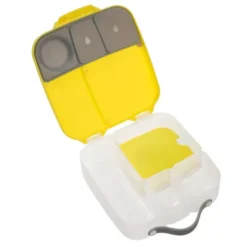 Große Kinderlunchbox mit 4 Fächern 2000 ml - gelb