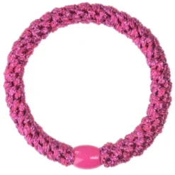 Haargummi KKNEKKI - electric pink glitter