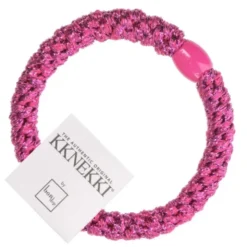 Haargummi KKNEKKI - electric pink glitter