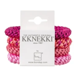 Haargummi KKNEKKI 4er-Set Bundle 44 - rosa pink