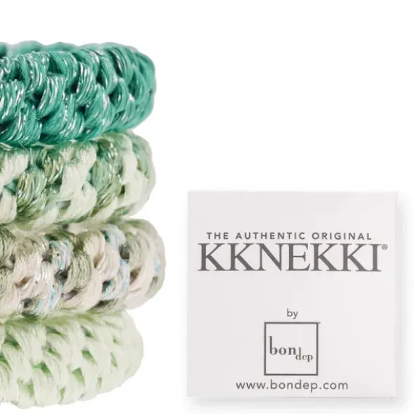Haargummi KKNEKKI 4er-Set Bundle 65 - pastellgrün & grün