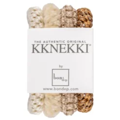 Haargummi KKNEKKI 4er-Set Bundle 41 - creme & beige