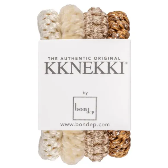 Haargummi KKNEKKI 4er-Set Bundle 41 - creme & beige