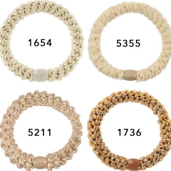 Haargummi KKNEKKI 4er-Set Bundle 41 - creme & beige
