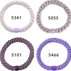 Haargummi KKNEKKI 4er-Set Bundle 36 - lila
