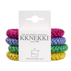 Haargummi KKNEKKI 4er-Set Bundle 55 - bunt glitter