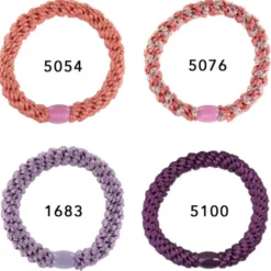 Haargummi KKNEKKI 4er-Set Bundle 4 - beere & lavendel lila