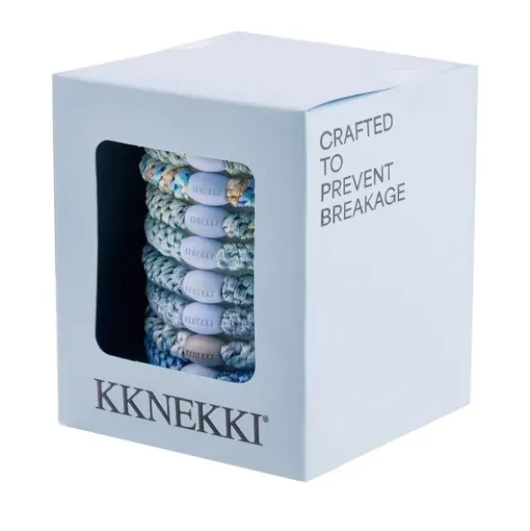 Haargummi KKNEKKI 8er-Set Geschenkbox - Sky Edition blau