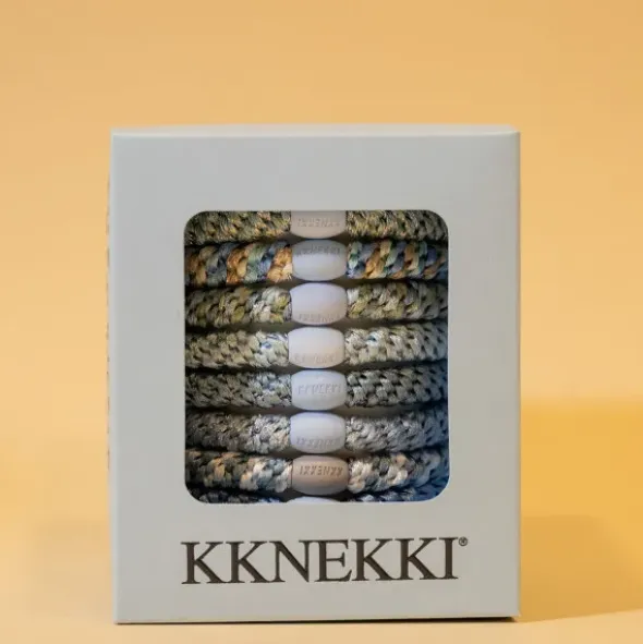 Haargummi KKNEKKI 8er-Set Geschenkbox - Sky Edition blau