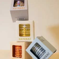 Haargummi KKNEKKI 8er-Set Geschenkbox - Bubblegum bunt