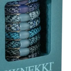 Haargummi KKNEKKI 8er-Set Geschenkbox - Blue Edition