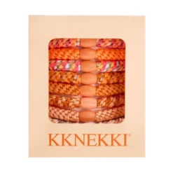 Haargummi KKNEKKI 8er-Set Geschenkbox - Sunset Edition orange