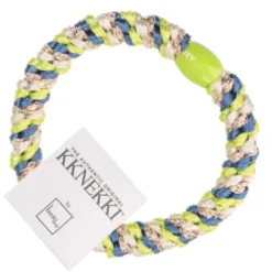 Haargummi KKNEKKI - indigo lime glitter