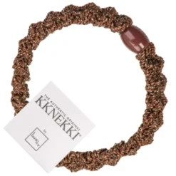 Haargummi KKNEKKI Lace - dunkelbraun glitter