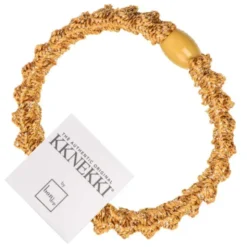 Haargummi KKNEKKI Lace - senfgelb glitter