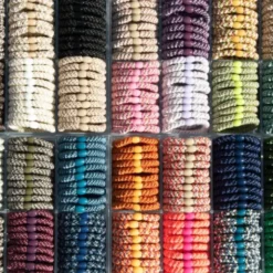 Haargummi KKNEKKI Lace - silbergrau glitter