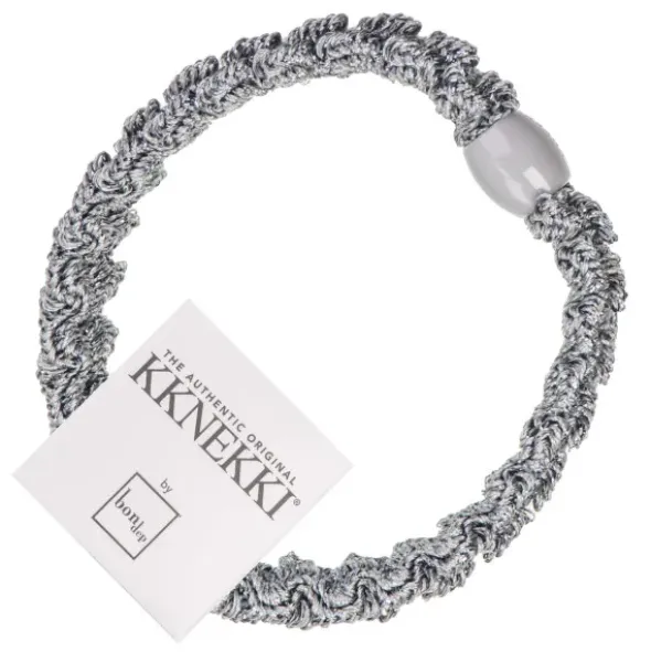Haargummi KKNEKKI Lace - silbergrau glitter