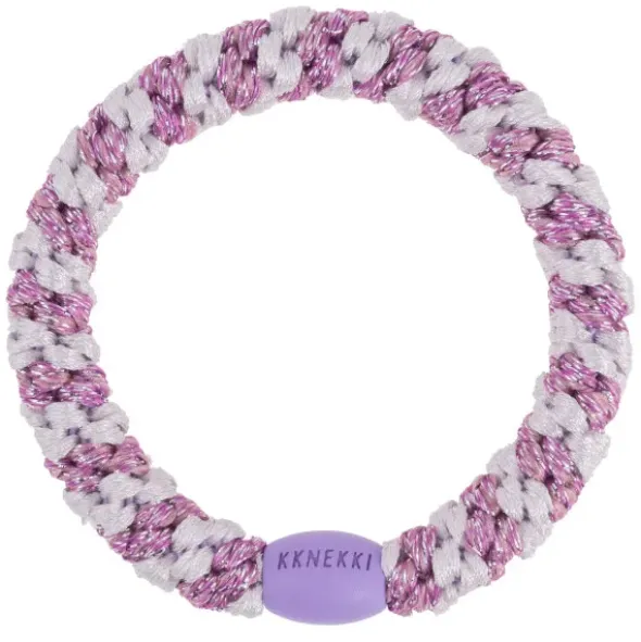 Haargummi KKNEKKI - lavendel pink glitter