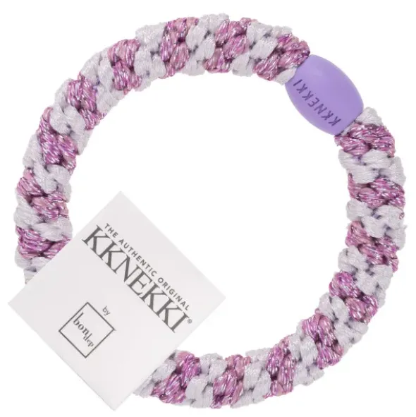 Haargummi KKNEKKI - lavendel pink glitter