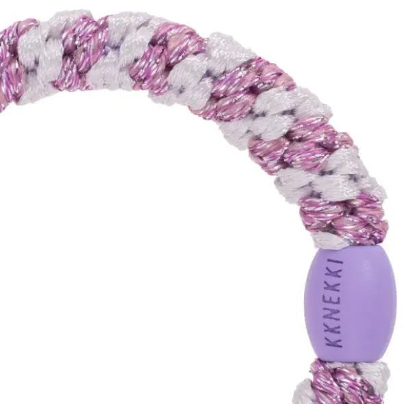 Haargummi KKNEKKI - lavendel pink glitter