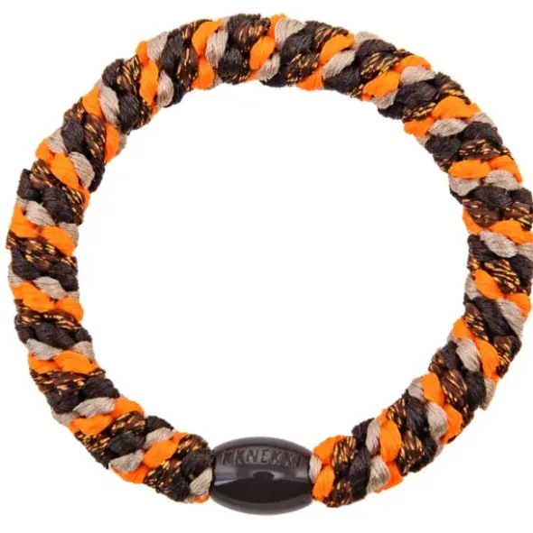 Haargummi KKNEKKI - Mix braun neon orange