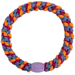 Haargummi KKNEKKI - mix carnival twist lila orange glitter