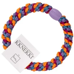 Haargummi KKNEKKI - mix carnival twist lila orange glitter