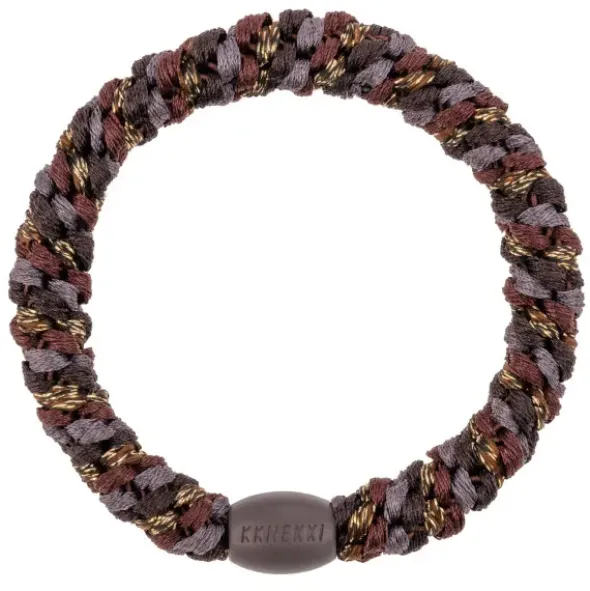 Haargummi KKNEKKI - Mix cedar coffee glitter