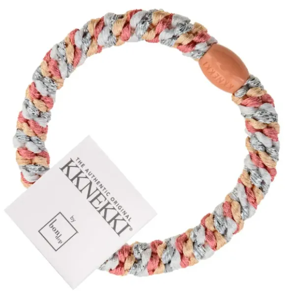 Haargummi KKNEKKI - Mix faded rose silver