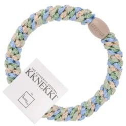 Haargummi KKNEKKI - Mix pistacio sky blue glitter