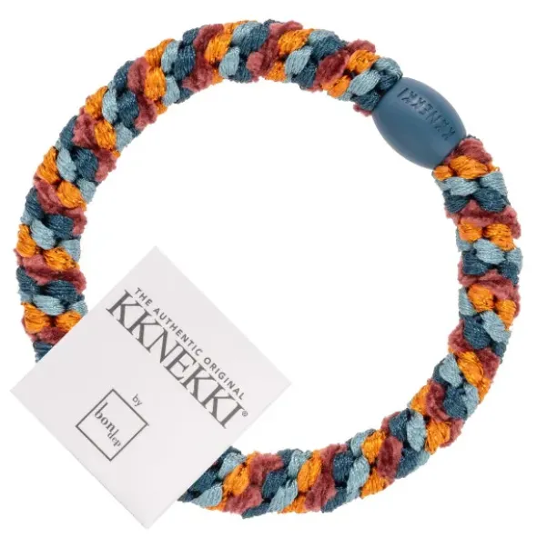 Haargummi KKNEKKI - Mix teal orange glitter