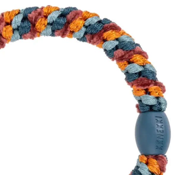 Haargummi KKNEKKI - Mix teal orange glitter