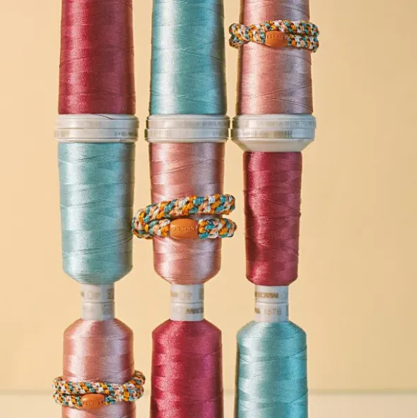 Haargummi KKNEKKI - Mix terracotta teal