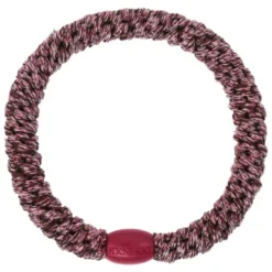 Haargummi KKNEKKI - rosenholz rot glitter