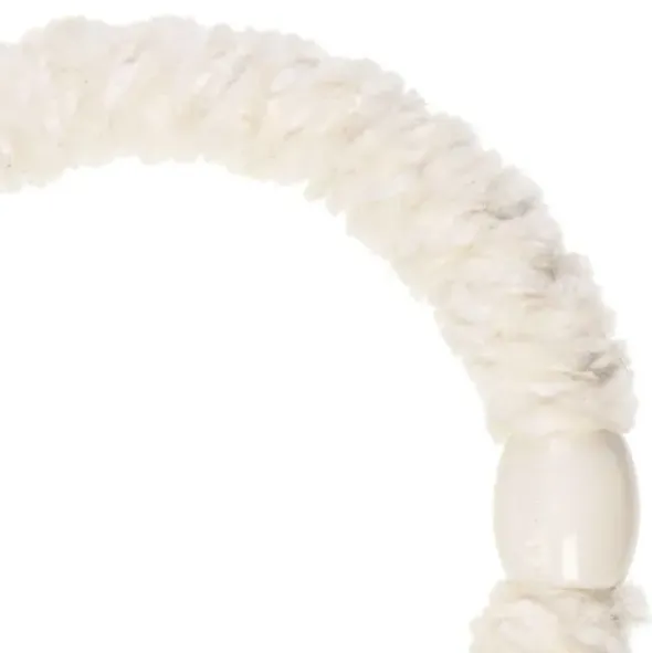 Haargummi KKNEKKI Samt – elfenbein
