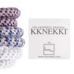 Haargummi KKNEKKI Slim 6er-Set - bundle 6 lila, weiß, mix