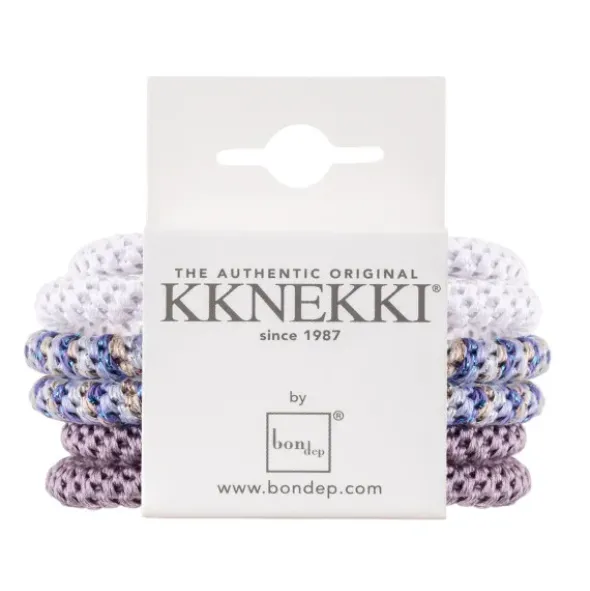 Haargummi KKNEKKI Slim 6er-Set - bundle 6 lila, weiß, mix