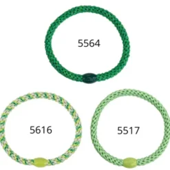Haargummi KKNEKKI Slim 6er-Set - bundle 13 grün