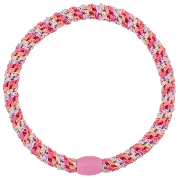Haargummi KKNEKKI Slim - Mix raspberry pomerant