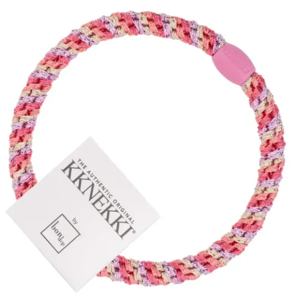 Haargummi KKNEKKI Slim - Mix raspberry pomerant