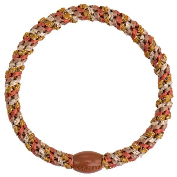 Haargummi KKNEKKI Slim - Mix terracotta curry glitter