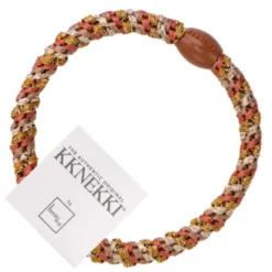 Haargummi KKNEKKI Slim - Mix terracotta curry glitter